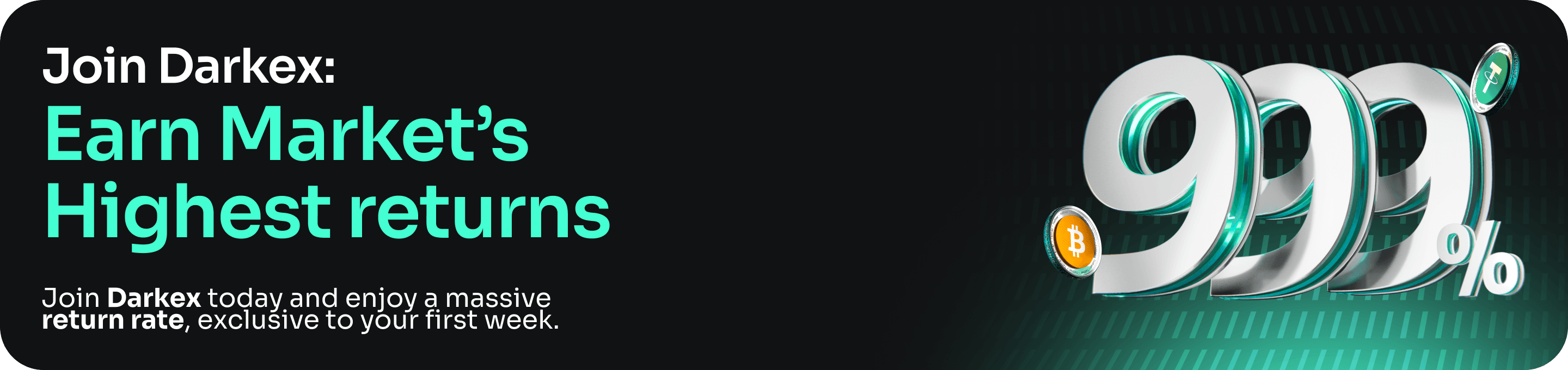 999% APY Promo Banner